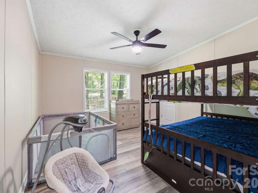 545 Campbell Road, Woodleaf, NC 27054.  MLS# CAR4382649, YatesRealty ID 26988. 3rd bedrrom, spacious enough for double bunk beds and play set!