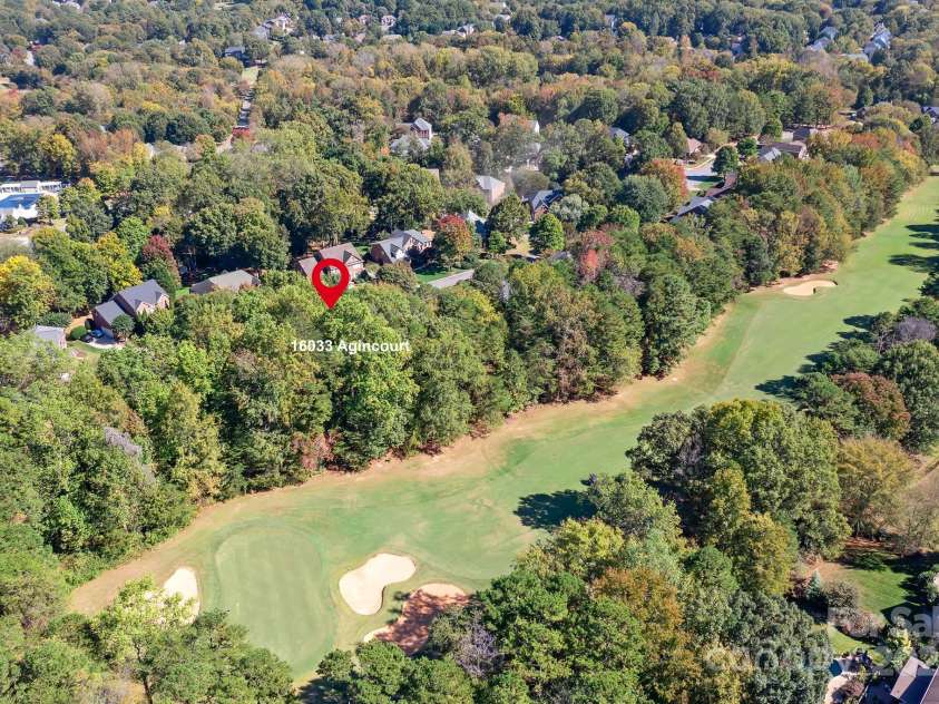 16033 Agincourt Drive, Huntersville, NC 28078.  MLS# CAR4313163, YatesRealty ID 2699. 14th fairway