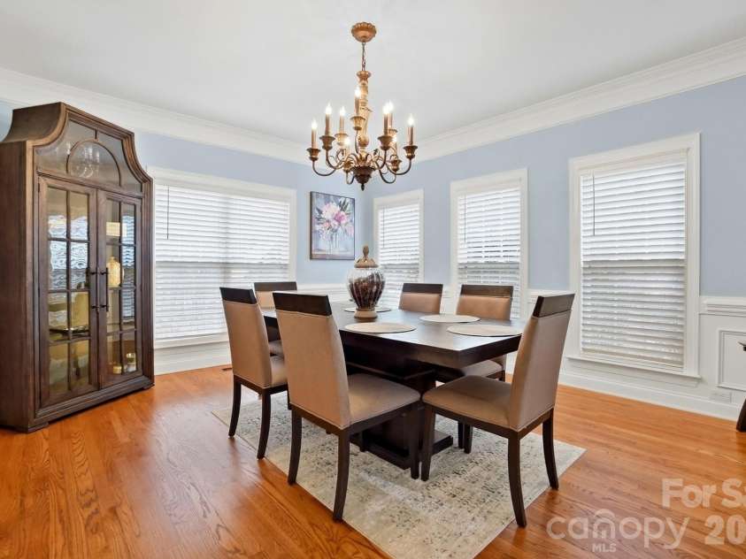 905 Patricians Lane, Wesley Chapel, NC 28110.  MLS# CAR4347178, YatesRealty ID 2699. Spacious formal dining area.