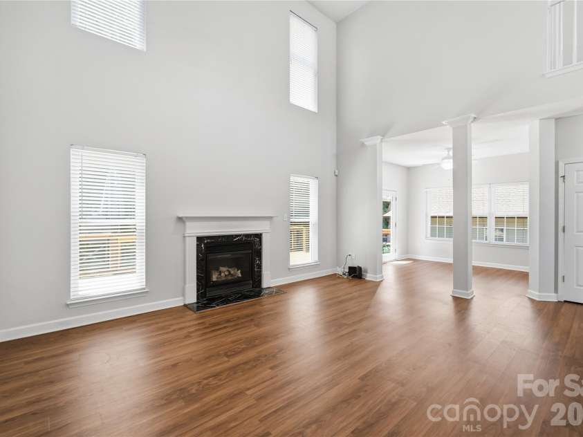 157 Lighthouse Road, Mount Holly, NC 28120.  MLS# CAR4379658, YatesRealty ID 26991. Great room towards fireplace
