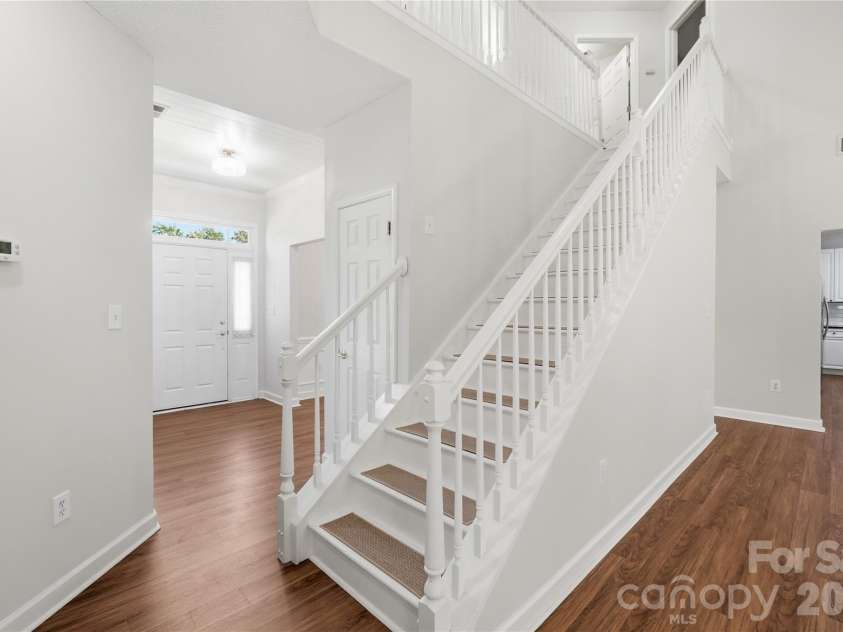 157 Lighthouse Road, Mount Holly, NC 28120.  MLS# CAR4379658, YatesRealty ID 26991. Staircase