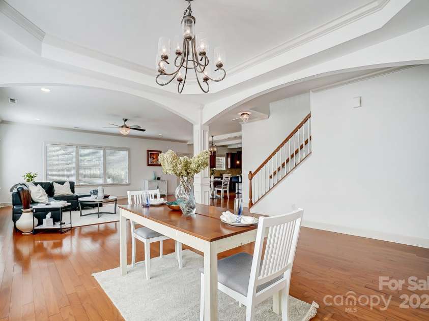 5006 Sand Trap Court, Monroe, NC 28112.  MLS# CAR4225761, YatesRealty ID 26996. Dining rm