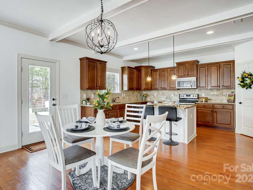 5006 Sand Trap Court, Monroe, NC 28112.  MLS# CAR4225761, YatesRealty ID 26996. Kitchen nook