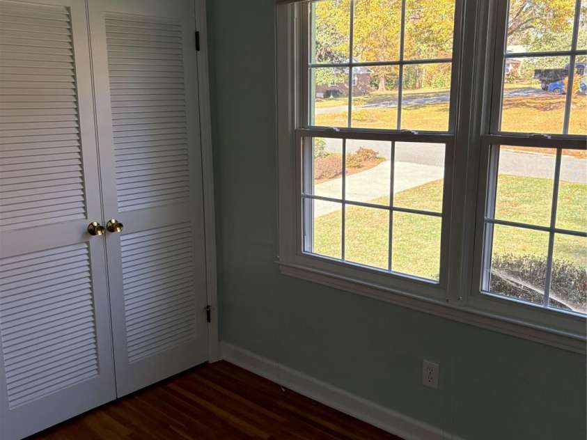 5806 Whitingham Drive, Charlotte, NC 28215.  MLS# CAR4263834, YatesRealty ID 27000. One of two additional bedrooms on main level. 