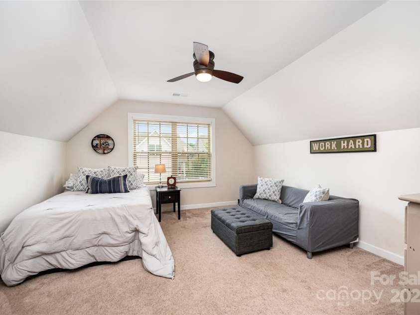 915 Claires Creek Lane, Davidson, NC 28036.  MLS# CAR4264930, YatesRealty ID 27003. Upstairs bedroom #4 over garage with separate staircase