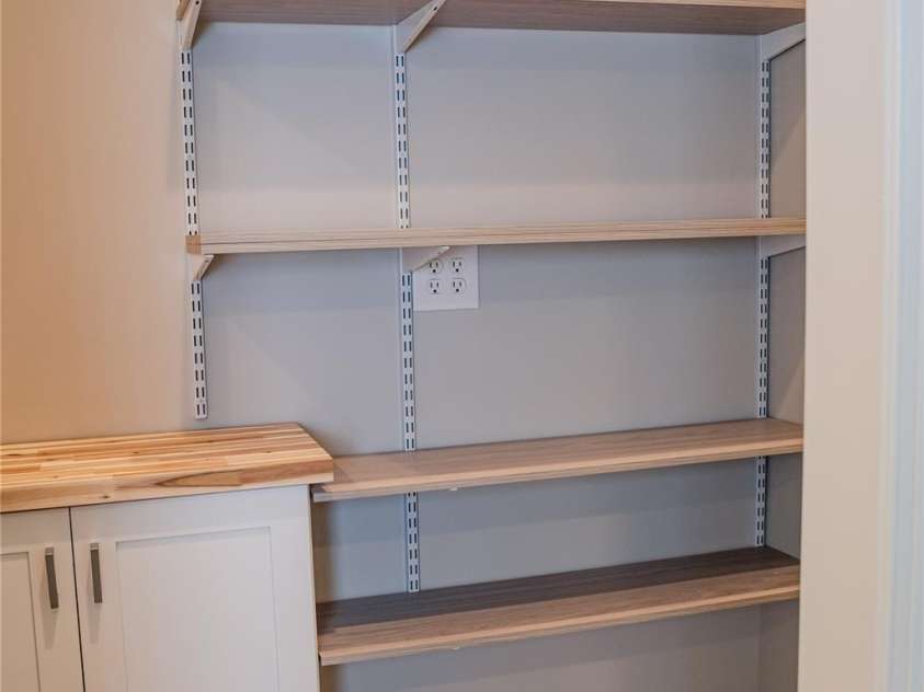 136 Day Drive, Boone, NC 28607.  MLS# CAR4270315, YatesRealty ID 27004. Pantry with storage & shelving!