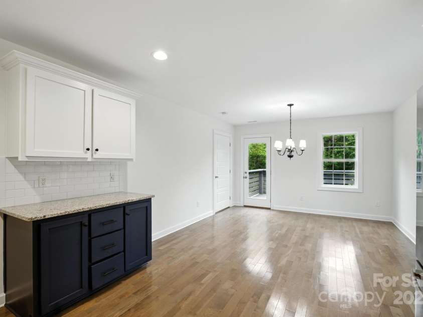 8782 Shepherd Court, Connelly Springs, NC 28612.  MLS# CAR4271884, YatesRealty ID 27006. Kitchen viewing Dining Area