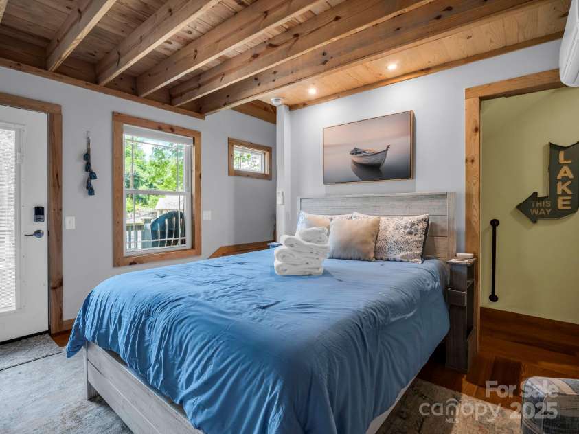 417 Tryon Bay Circle, Lake Lure, NC 28746.  MLS# CAR4279268, YatesRealty ID 27007. Exterior entry