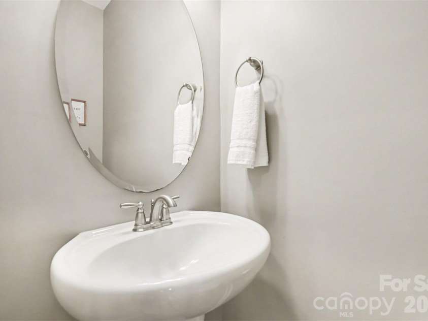 2020 Cramer Place Court, Cramerton, NC 28032.  MLS# CAR4368017, YatesRealty ID 27009. Half bath downstairs