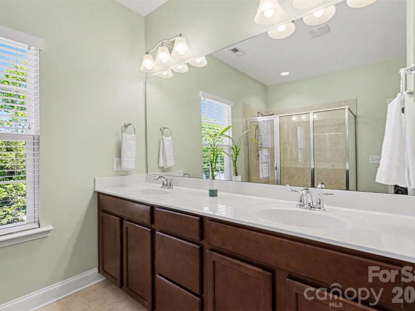 2020 Cramer Place Court, Cramerton, NC 28032.  MLS# CAR4368017, YatesRealty ID 27009. Primary bathroom