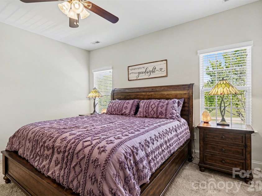 2020 Cramer Place Court, Cramerton, NC 28032.  MLS# CAR4368017, YatesRealty ID 27009. Primary bedroom