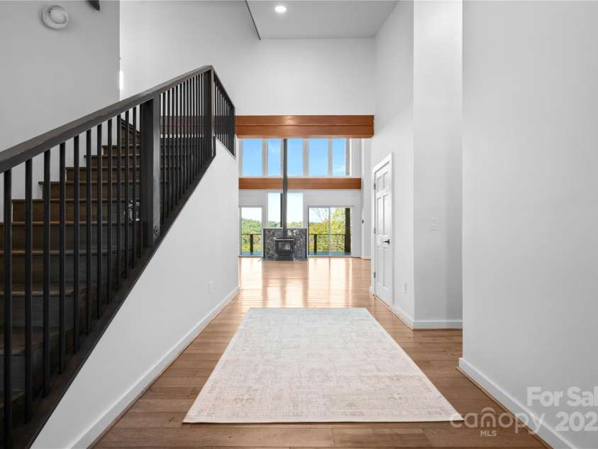 1075 Center Court Drive, Boone, NC 28605.  MLS# CAR4313256, YatesRealty ID 2702. Foyer, looking towards Great Room