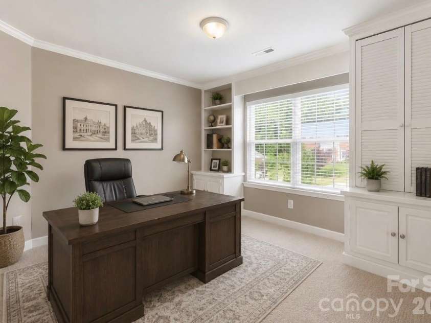 15704 Framingham Lane, Huntersville, NC 28078.  MLS# CAR4384574, YatesRealty ID 27020. Bedroom 4/Flex space virtually staged