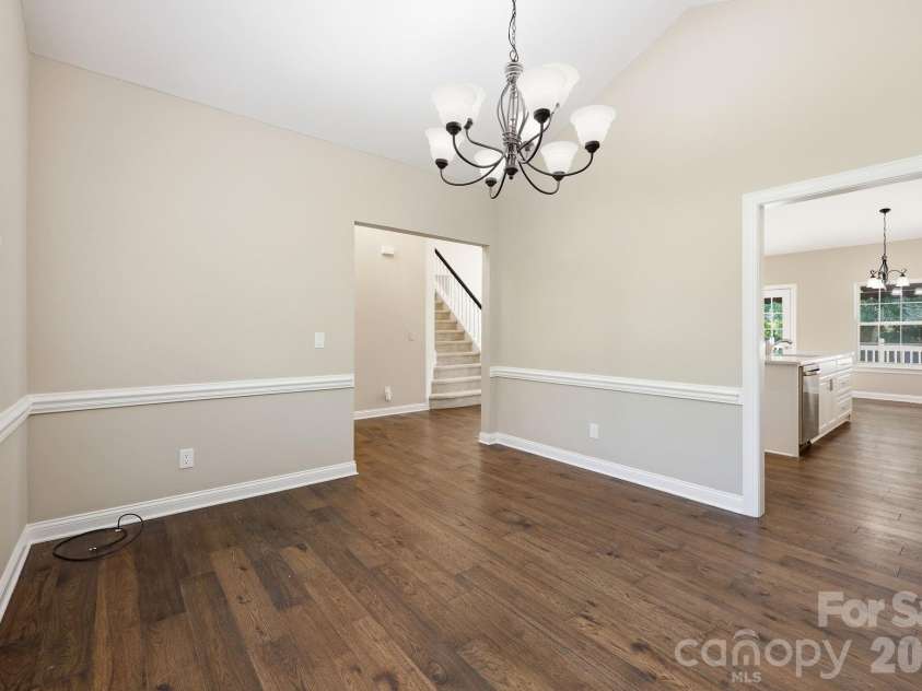 15704 Framingham Lane, Huntersville, NC 28078.  MLS# CAR4384574, YatesRealty ID 27020. Formal dining room