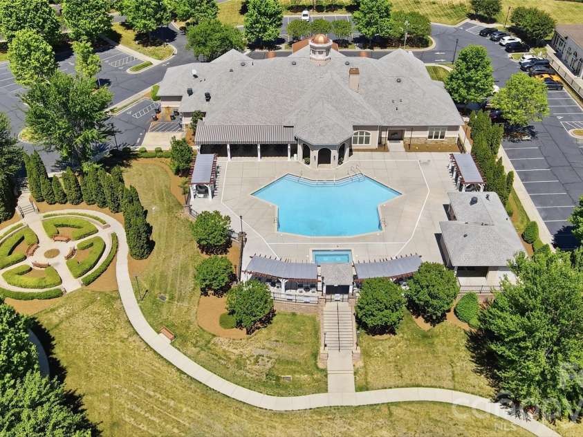 766 Platinum Drive, Fort Mill, SC 29708.  MLS# CAR4373139, YatesRealty ID 27022. Pool and Gardens