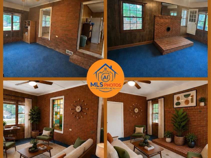 406 L Street, Newton, NC 28658.  MLS# CAR4376383, YatesRealty ID 27025. AI decorated photos