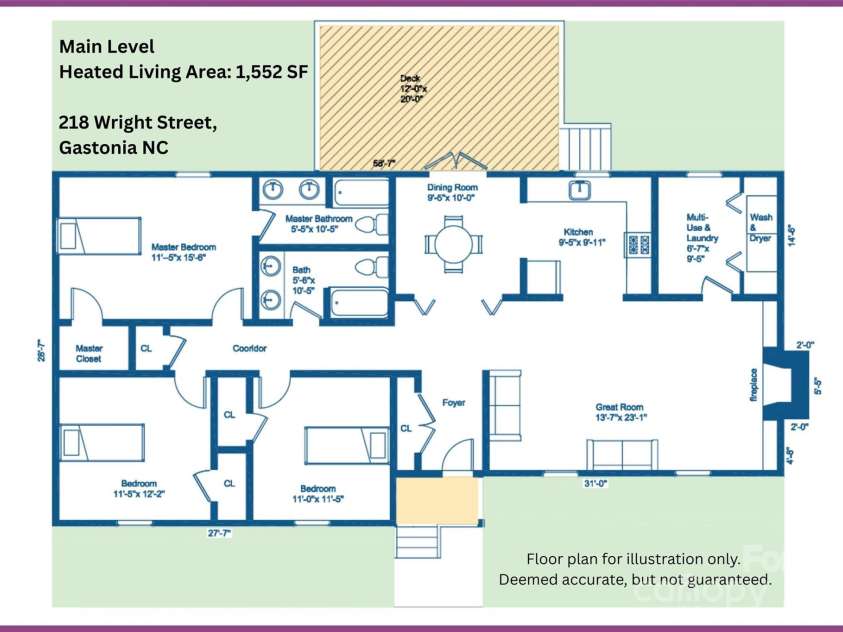 218 Wright Street, Gastonia, NC 28056.  MLS# CAR4279552, YatesRealty ID 27027. 