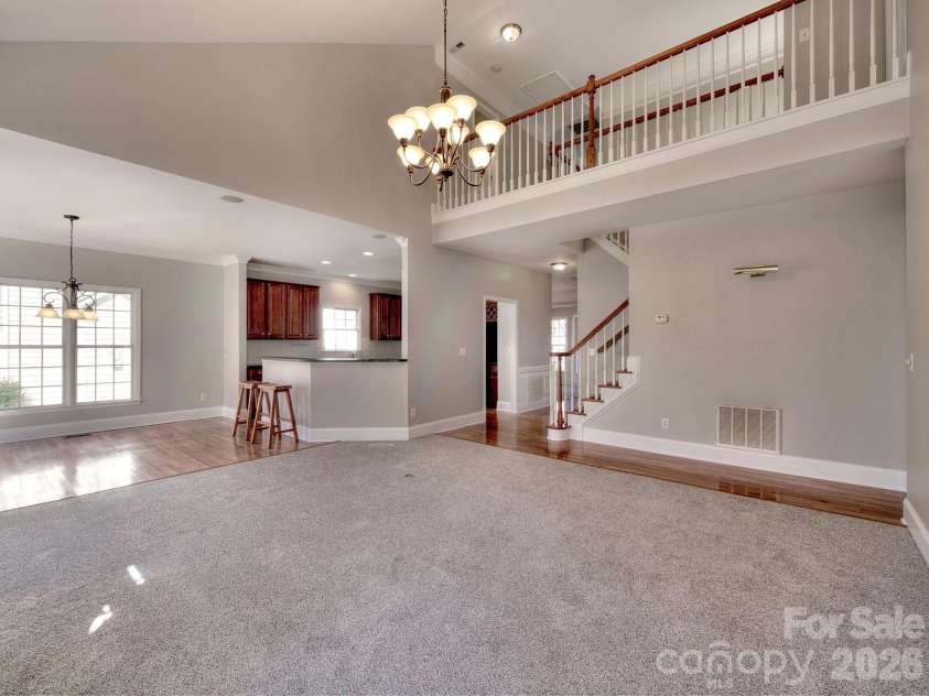 16009 Cranleigh Drive, Huntersville, NC 28078.  MLS# CAR4344485, YatesRealty ID 27032. Open concept floor plan