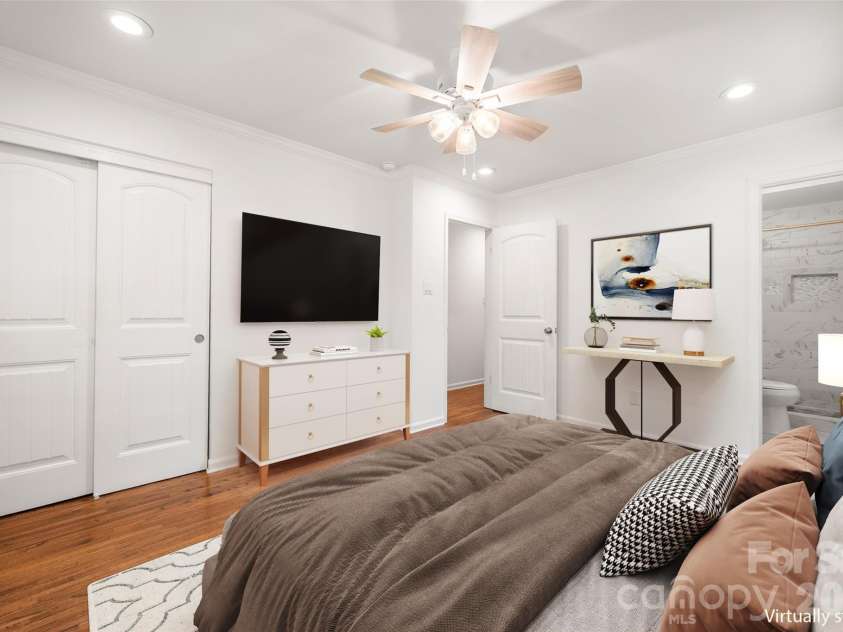4300 Dowling Drive, Charlotte, NC 28205.  MLS# CAR4382193, YatesRealty ID 27034. Virtually Staged Primary Alternate Layout