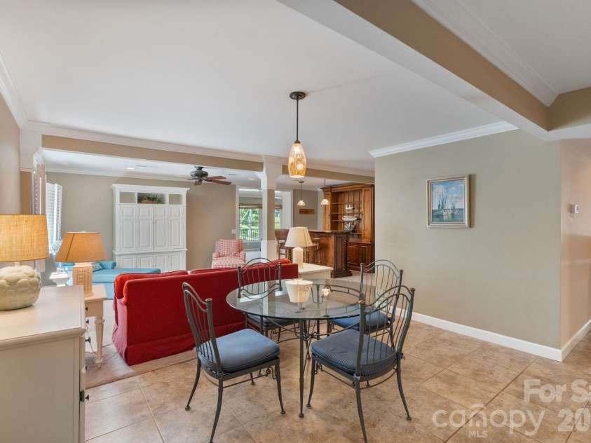 24756 Strand Drive, Albemarle, NC 28001.  MLS# CAR4367629, YatesRealty ID 27039. Dining area