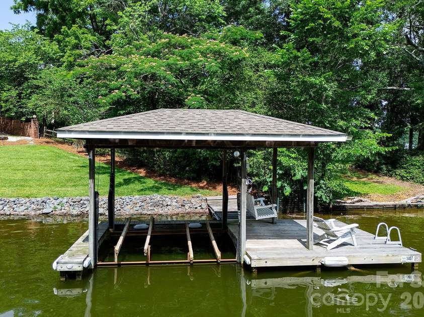 24756 Strand Drive, Albemarle, NC 28001.  MLS# CAR4367629, YatesRealty ID 27039. Dock 2