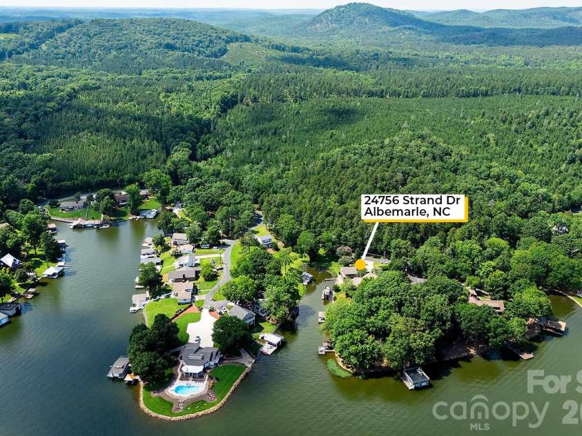24756 Strand Drive, Albemarle, NC 28001.  MLS# CAR4367629, YatesRealty ID 27039. Gorgeous location!