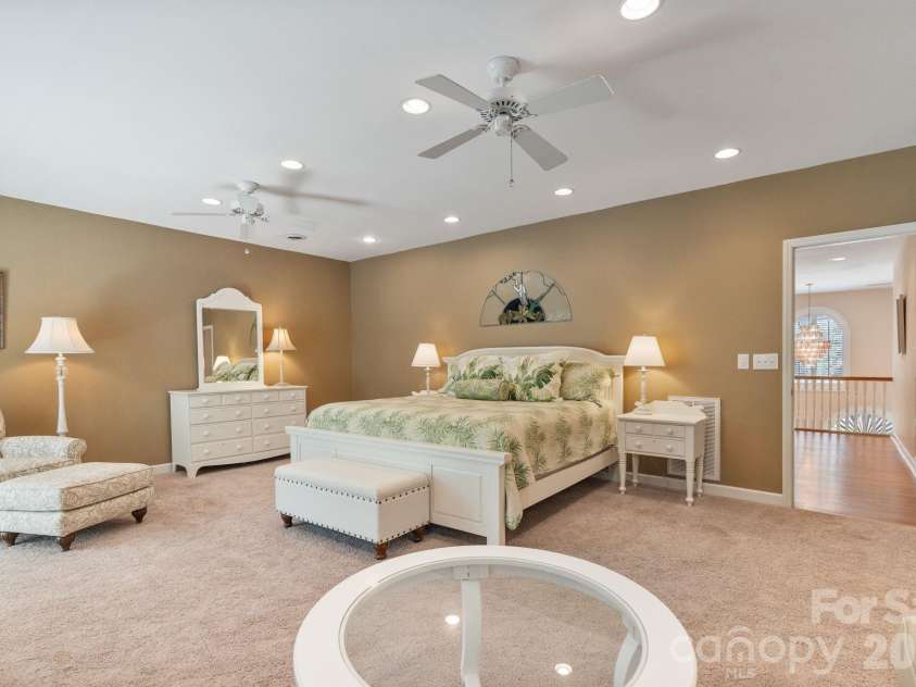 24756 Strand Drive, Albemarle, NC 28001.  MLS# CAR4367629, YatesRealty ID 27039. Upper level primary suite.