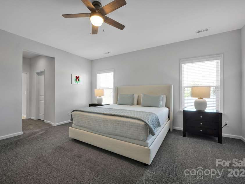 187 Tetcott Street, Mooresville, NC 28115.  MLS# CAR4278283, YatesRealty ID 27048. Primary Bedroom