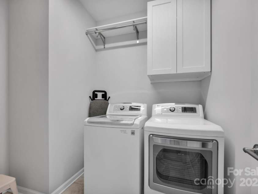 187 Tetcott Street, Mooresville, NC 28115.  MLS# CAR4278283, YatesRealty ID 27048. Upstairs Laundry Room