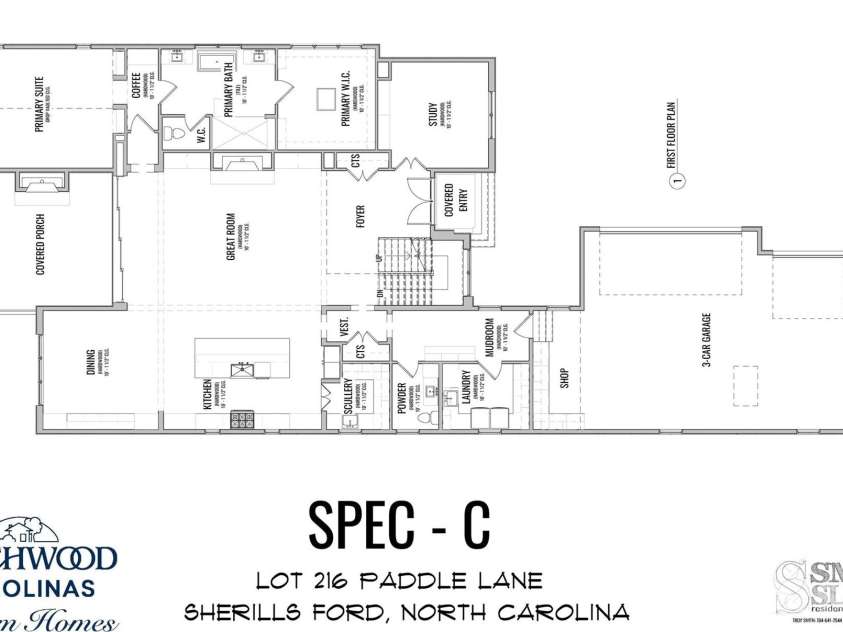 7446 Paddle Lane, Sherrills Ford, NC 28673.  MLS# CAR4237522, YatesRealty ID 2705. 