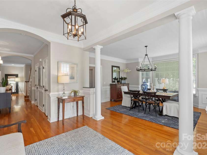 5712 Burck Drive, Concord, NC 28027.  MLS# CAR4277945, YatesRealty ID 27051. Foyer