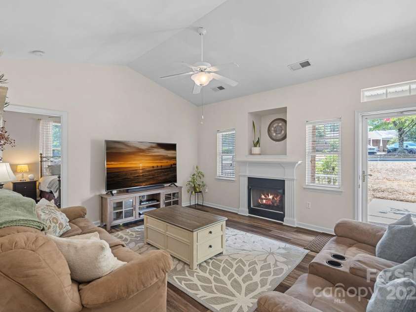206 Stone Village Drive, Fort Mill, SC 29708.  MLS# CAR4280077, YatesRealty ID 27052. Fireplace digitally enhanced for visual purposes only.