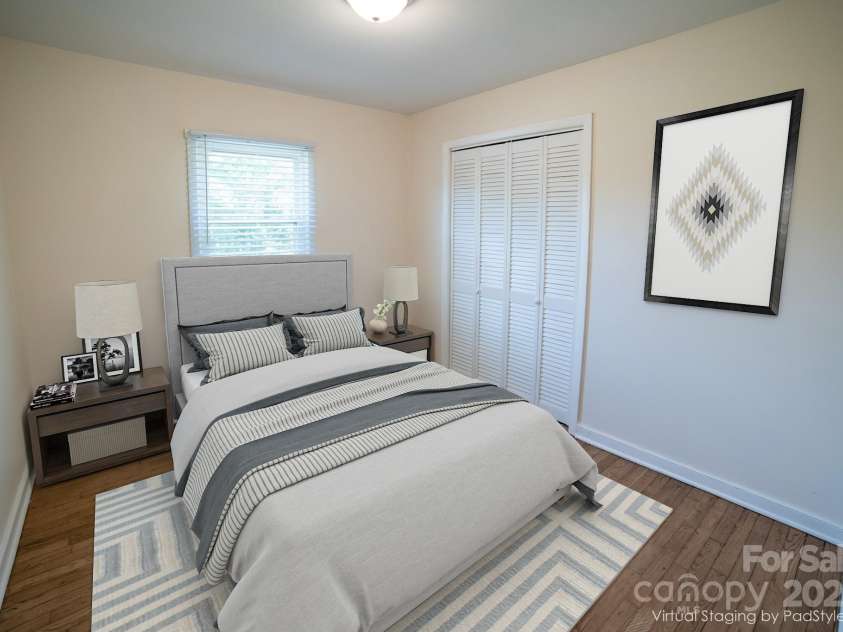 326 Gorrell Street, Shelby, NC 28152.  MLS# CAR4274379, YatesRealty ID 27056. Bedroom 1, virtually staged
