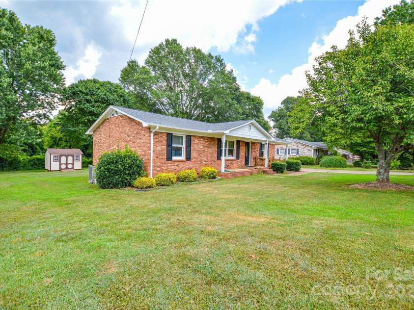 2500 Judith Avenue, Gastonia, NC 28054.  MLS# CAR4282124, YatesRealty ID 27057. Storage shed in yard