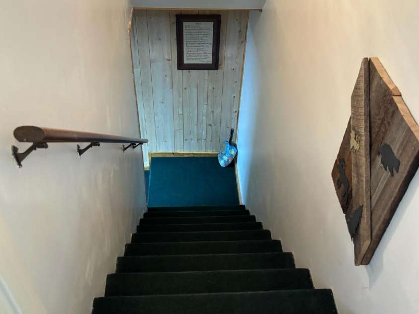 408 Dora Lane, Bakersville, NC 28705.  MLS# CAR4311694, YatesRealty ID 2706. Stairs