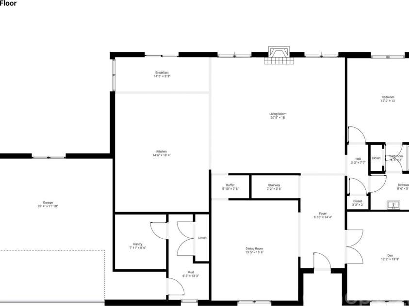 4304 Tangle Drive, Charlotte, NC 28211.  MLS# CAR4363691, YatesRealty ID 27060. 1st Floor