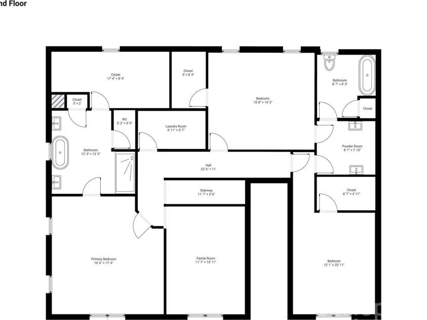 4304 Tangle Drive, Charlotte, NC 28211.  MLS# CAR4363691, YatesRealty ID 27060. 2nd Floor