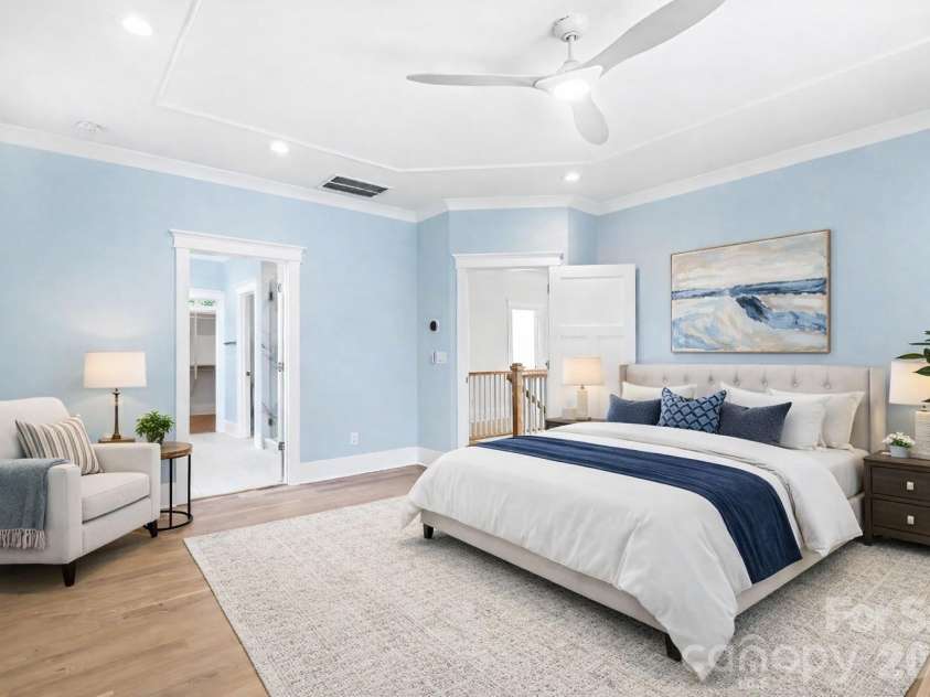 4304 Tangle Drive, Charlotte, NC 28211.  MLS# CAR4363691, YatesRealty ID 27060. Primary bedroom