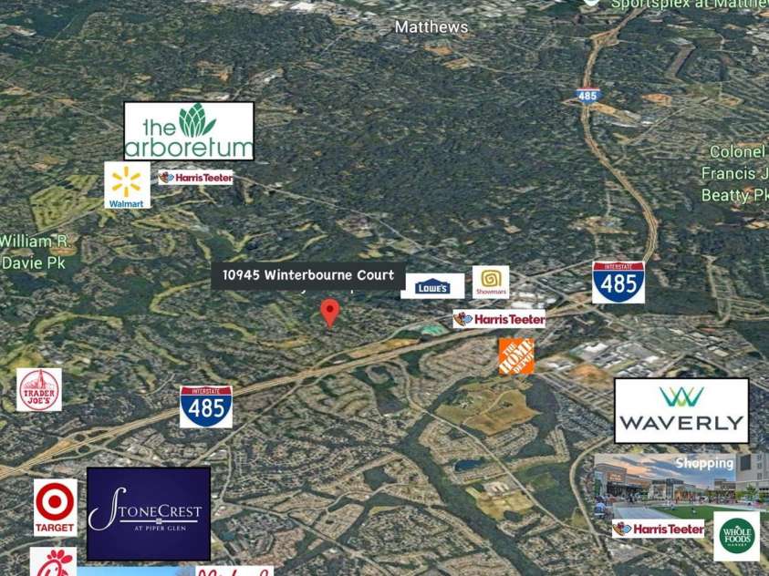 10945 Winterbourne Court, Charlotte, NC 28277.  MLS# CAR4263470, YatesRealty ID 27062. 
