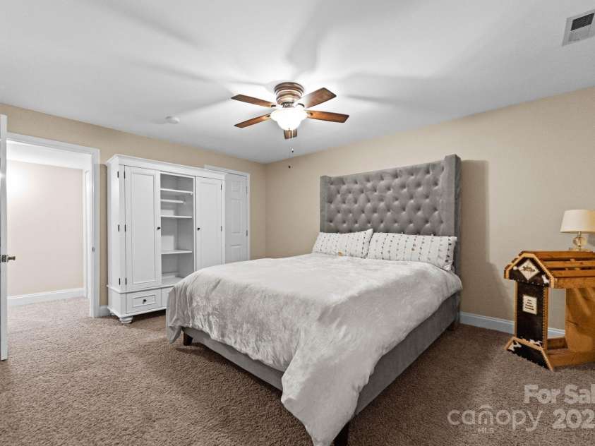 1363 John Cline Court, Lincolnton, NC 28092.  MLS# CAR4238099, YatesRealty ID 2707. Bedroom in the basement