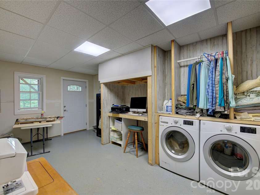 2825 Harrell Hill Road, Bakersville, NC 28705.  MLS# CAR4396417, YatesRealty ID 27070. Laundry+Storage