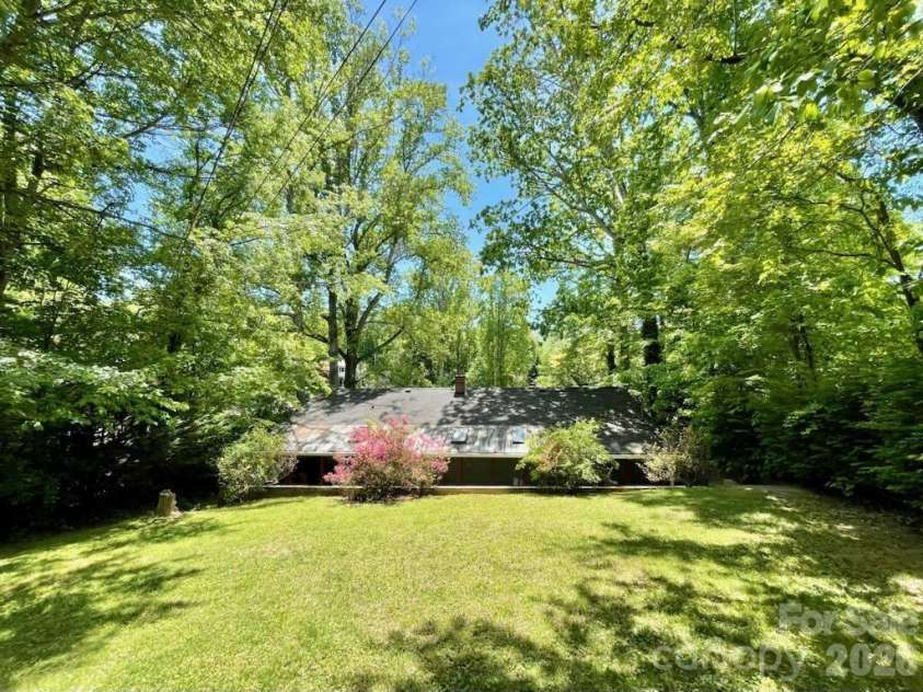 213 Park Lane, Black Mountain, NC 28711.  MLS# CAR4383127, YatesRealty ID 27077. Backyard.