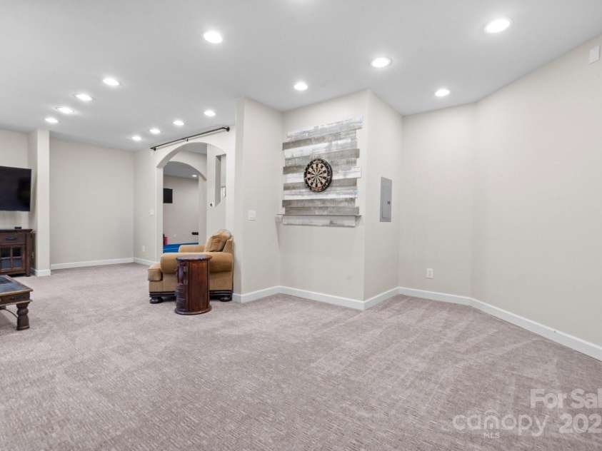 10108 Bayart Way, Huntersville, NC 28078.  MLS# CAR4280969, YatesRealty ID 27084. Fully finished basement