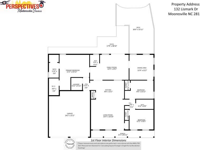 132 Lismark Drive, Mooresville, NC 28117.  MLS# CAR4351348, YatesRealty ID 27084. 