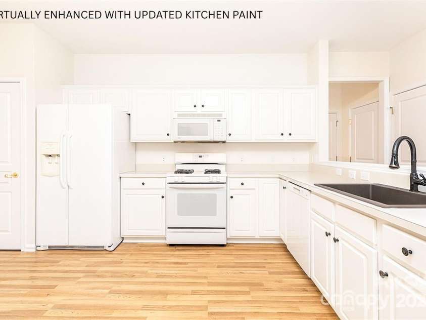 9224 Elrose Place, Charlotte, NC 28277.  MLS# CAR4281575, YatesRealty ID 27102. Virtually enhanced to show fresh paint in kitchen.