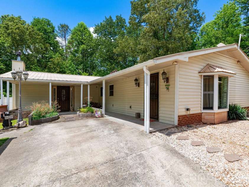 45 and 54 Forsythe Lane, Waynesville, NC 28785.  MLS# CAR4386797, YatesRealty ID 27116. Main Res. Front View