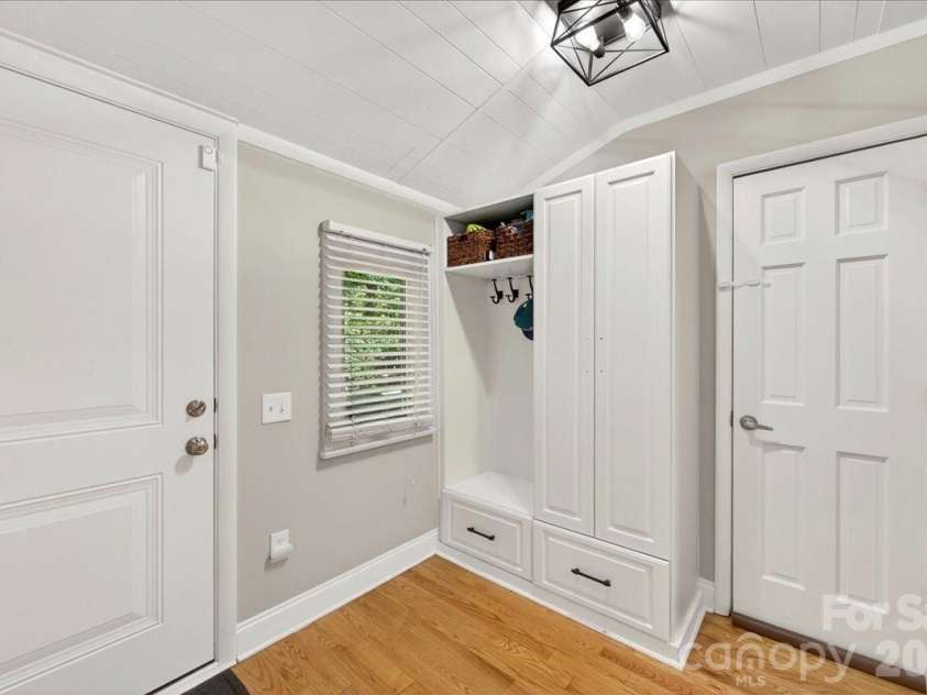 3816 Smokerise Hill Drive, Charlotte, NC 28277.  MLS# CAR4384889, YatesRealty ID 27117. Side mudroom entry with custom closets by design storage