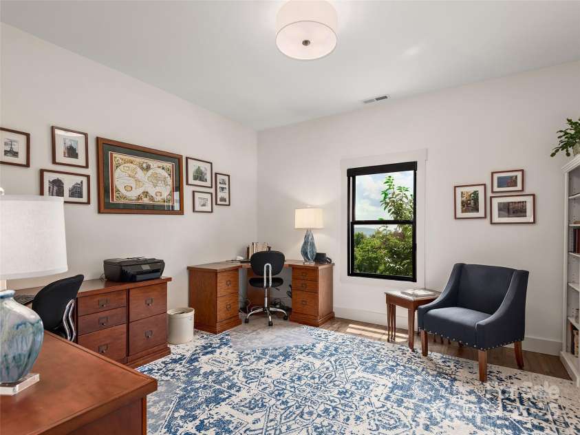 332 Summerset Drive, Hendersonville, NC 28792.  MLS# CAR4275033, YatesRealty ID 27124. LL Office Space Can Also Double as a Bedroom