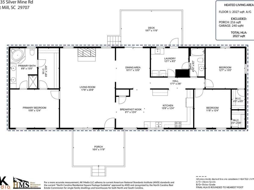 10435 Silver Mine Road, Fort Mill, SC 29707.  MLS# CAR4275041, YatesRealty ID 27125. 