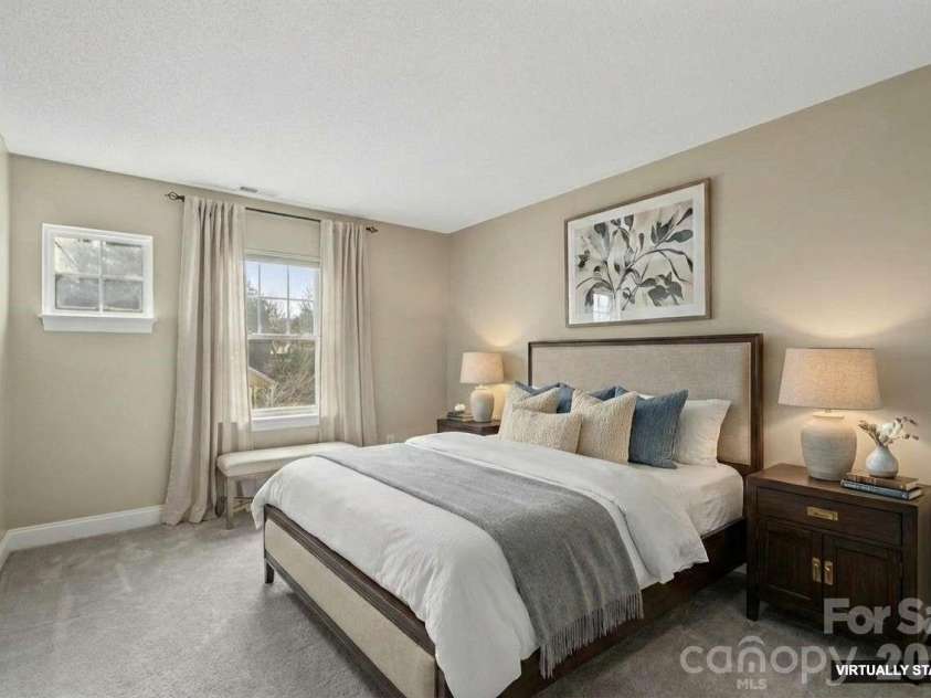 68 Fox Briar Drive, Fletcher, NC 28732.  MLS# CAR4322549, YatesRealty ID 2713. Second bedroom virtually staged